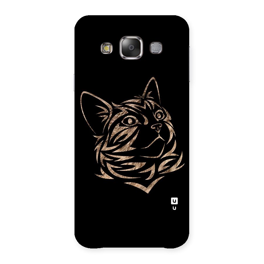 Tribal Cat Back Case for Galaxy E7