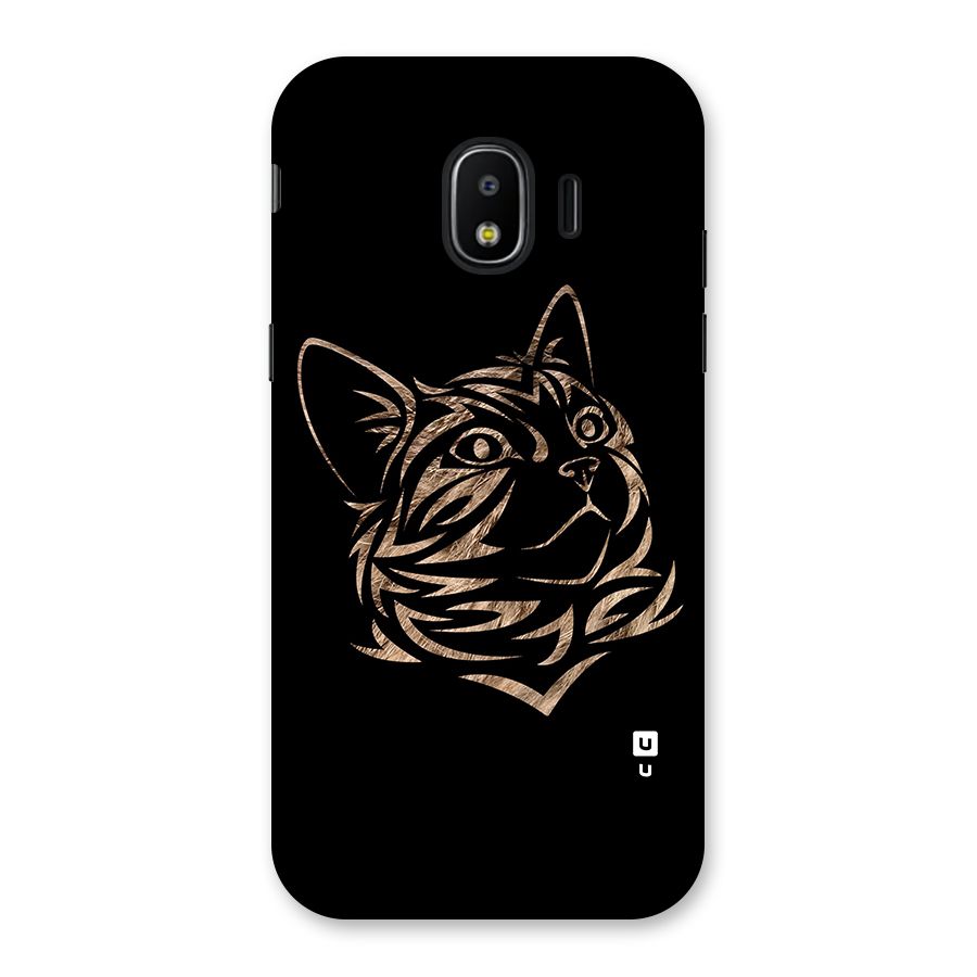 Tribal Cat Back Case for Galaxy J2 Pro 2018