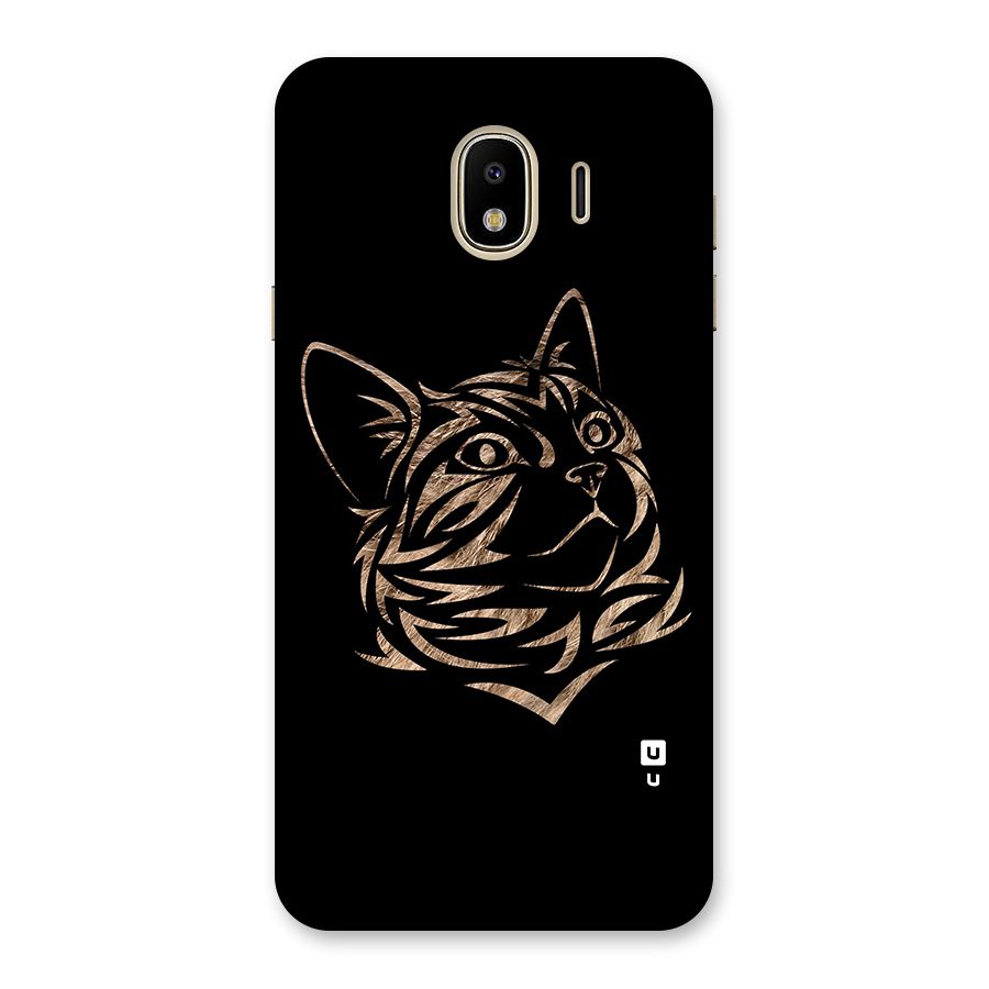 Tribal Cat Back Case for Galaxy J4