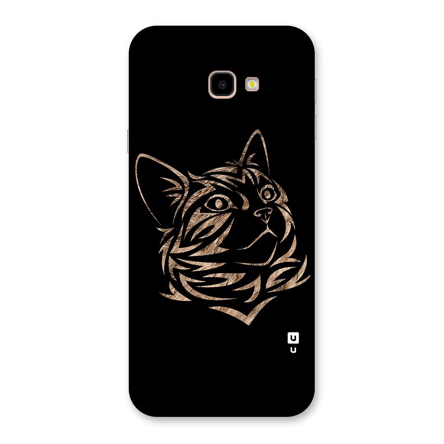 Tribal Cat Back Case for Galaxy J4 Plus