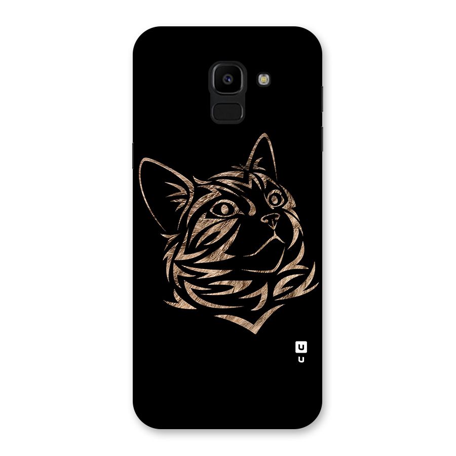 Tribal Cat Back Case for Galaxy J6