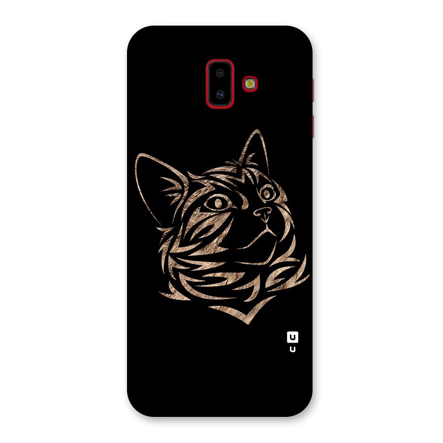 Tribal Cat Back Case for Galaxy J6 Plus