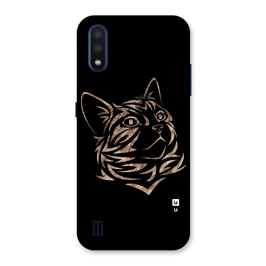 Tribal Cat Back Case for Galaxy M01