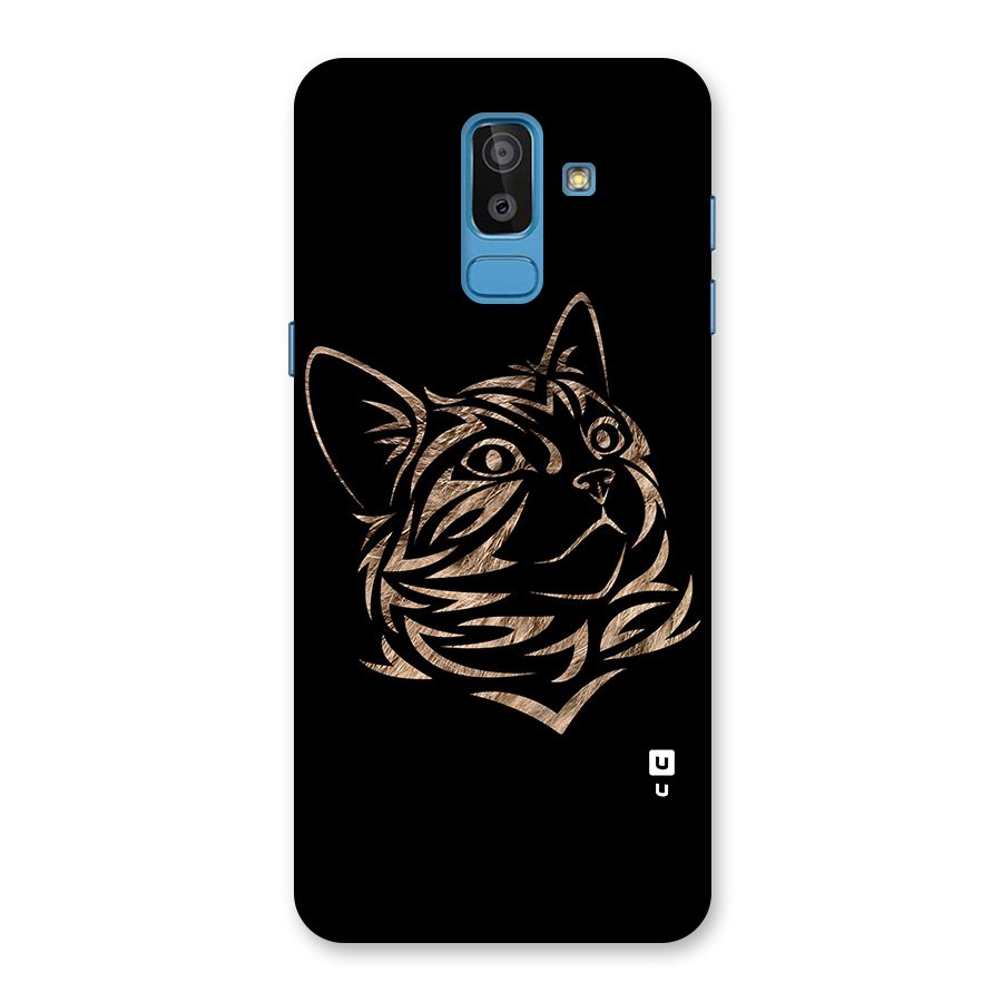 Tribal Cat Back Case for Galaxy On8 (2018)