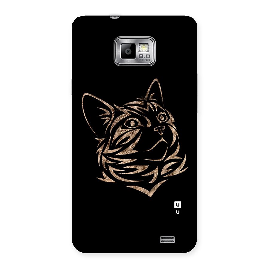 Tribal Cat Back Case for Galaxy S2