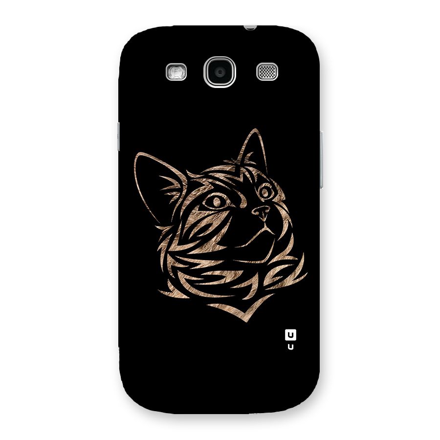Tribal Cat Back Case for Galaxy S3
