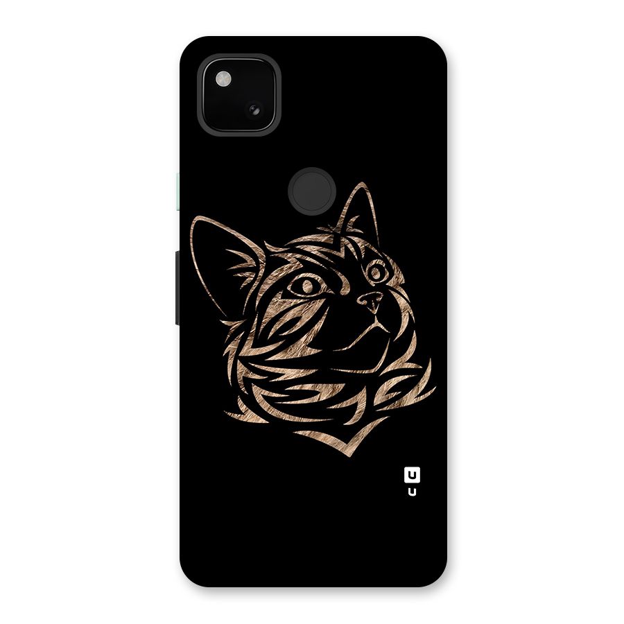 Tribal Cat Glass Back Case for Google Pixel 4a