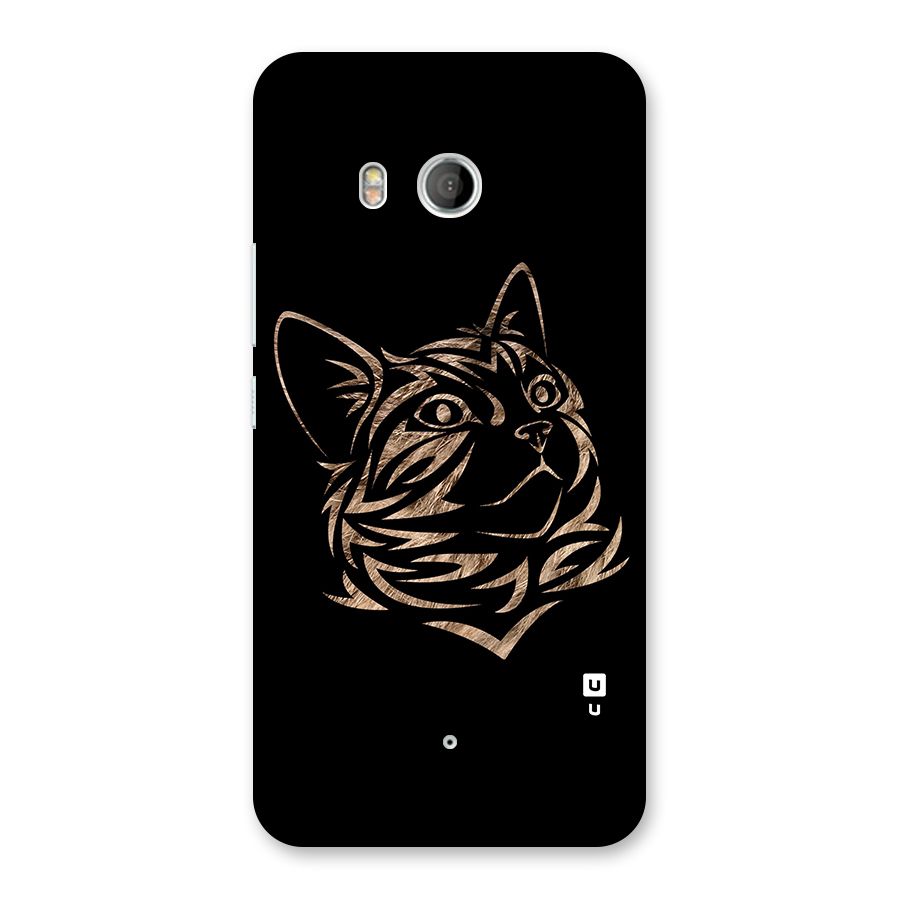 Tribal Cat Back Case for HTC U11