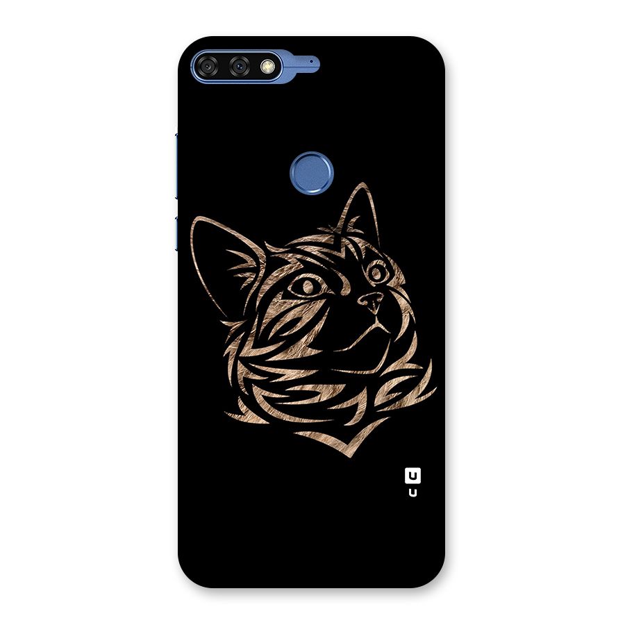 Tribal Cat Back Case for Honor 7C