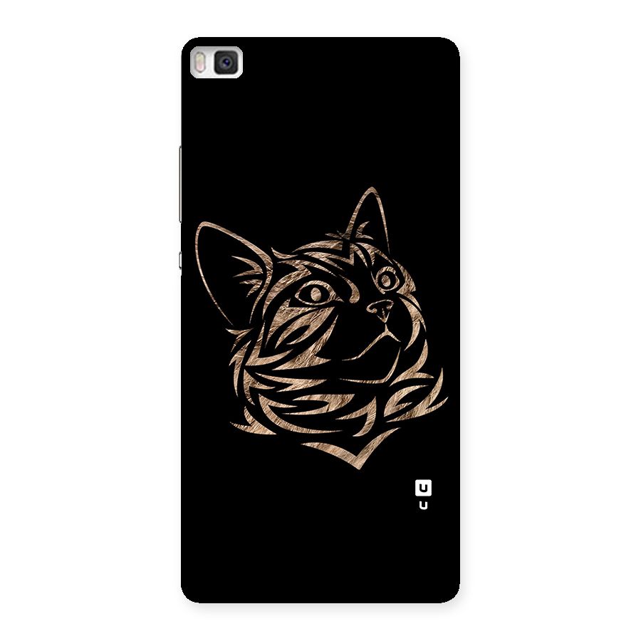 Tribal Cat Back Case for Huawei P8