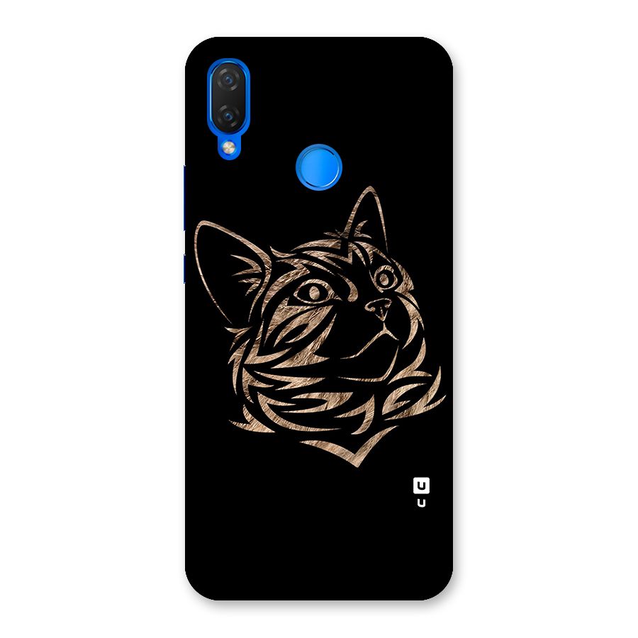 Tribal Cat Back Case for Huawei P Smart+