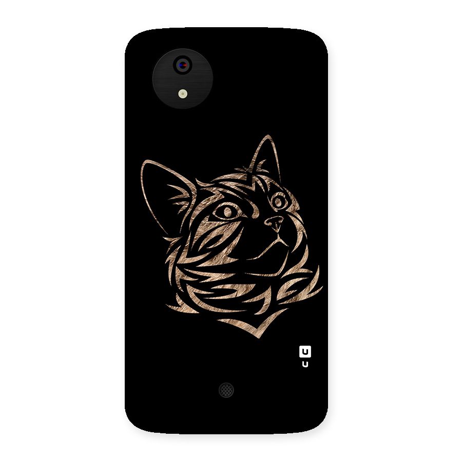 Tribal Cat Back Case for Micromax Canvas A1