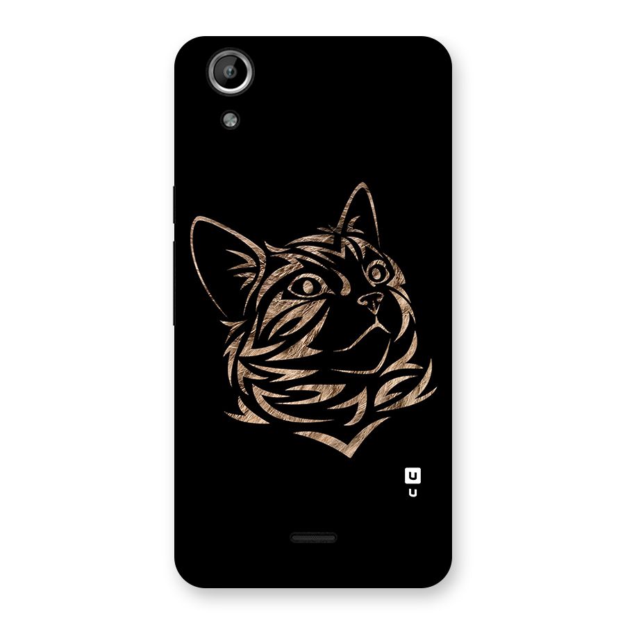 Tribal Cat Back Case for Micromax Canvas Selfie Lens Q345