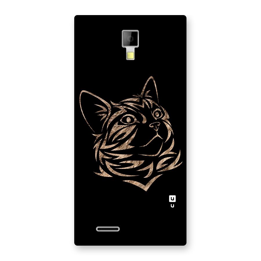 Tribal Cat Back Case for Micromax Canvas Xpress A99