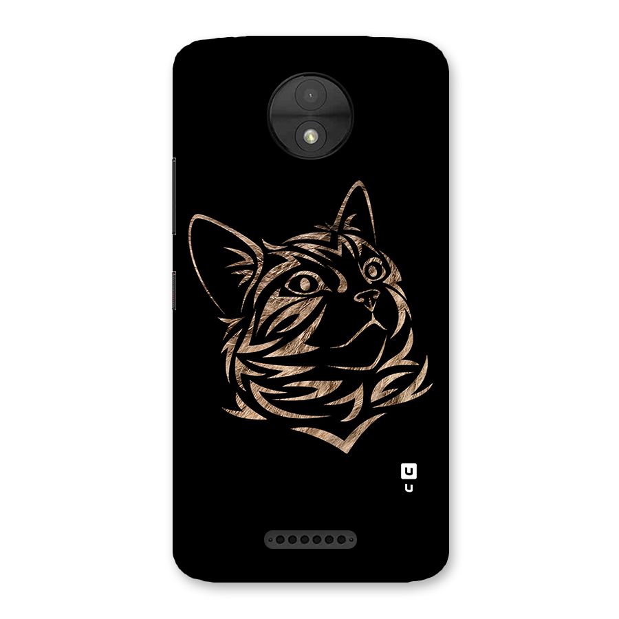 Tribal Cat Back Case for Moto C