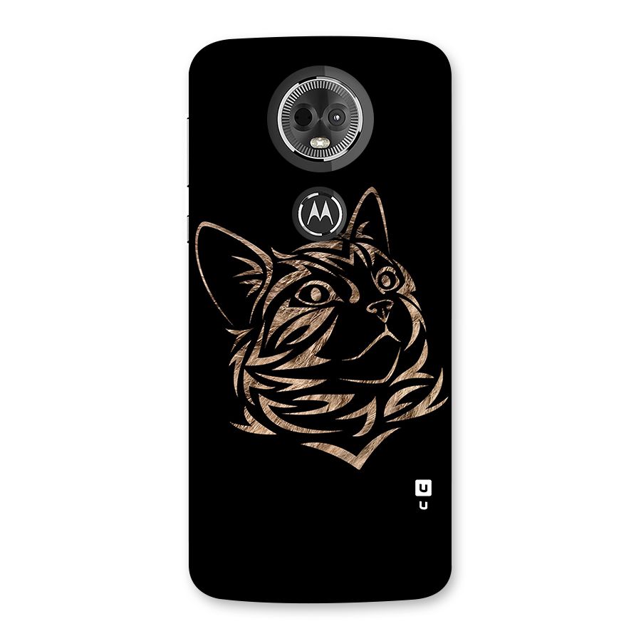 Tribal Cat Back Case for Moto E5 Plus