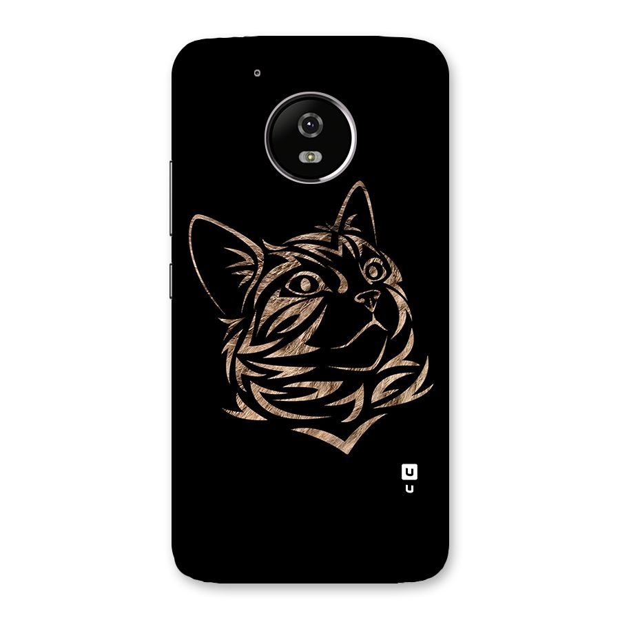 Tribal Cat Back Case for Moto G5