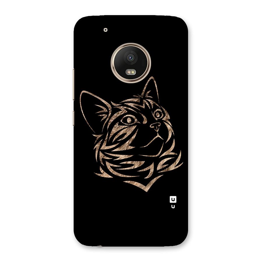 Tribal Cat Back Case for Moto G5 Plus