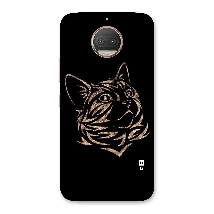 Tribal Cat Back Case for Moto G5s Plus
