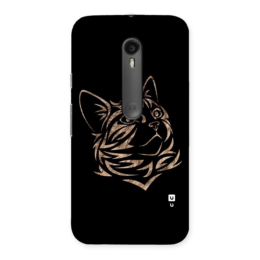Tribal Cat Back Case for Moto G Turbo