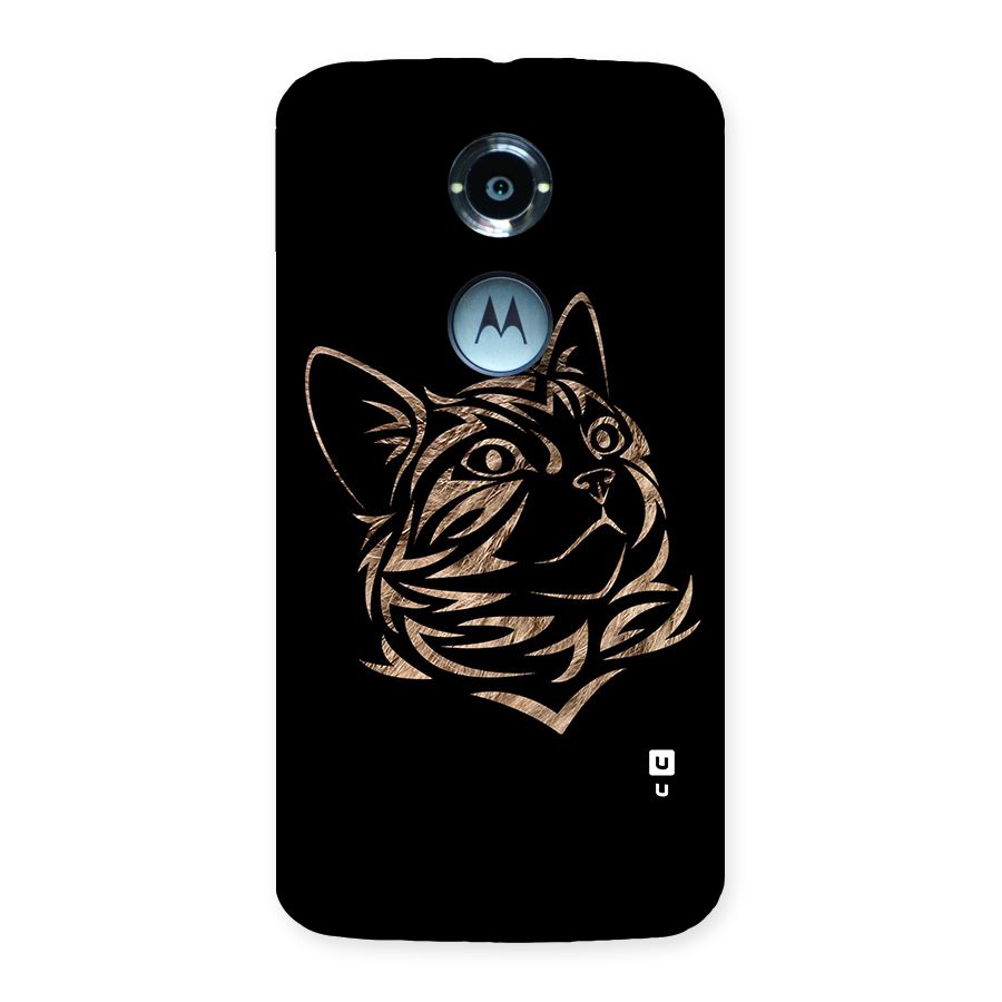 Tribal Cat Back Case for Moto X 2nd Gen