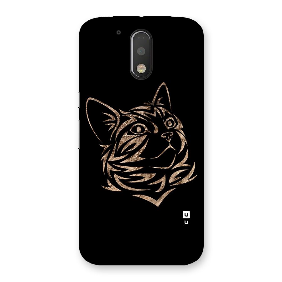 Tribal Cat Back Case for Motorola Moto G4 Plus