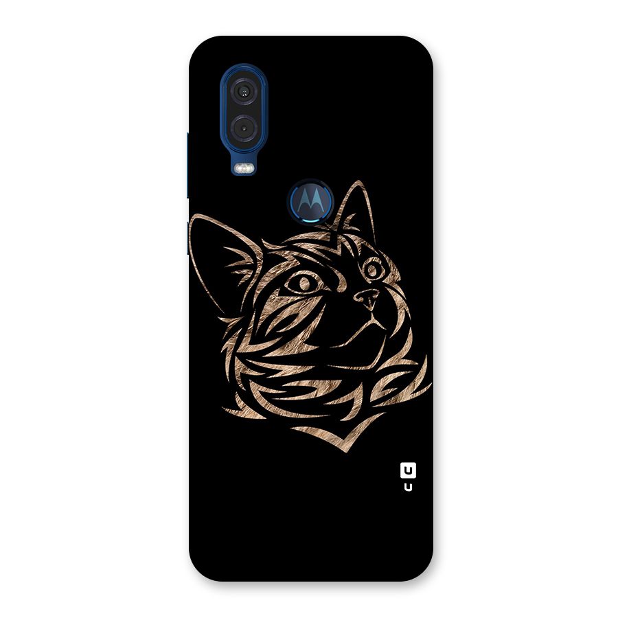 Tribal Cat Back Case for Motorola One Vision