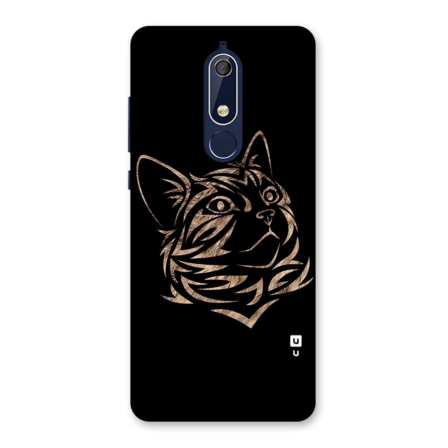 Tribal Cat Back Case for Nokia 5.1