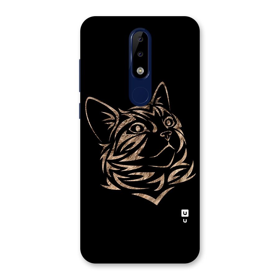 Tribal Cat Back Case for Nokia 5.1 Plus