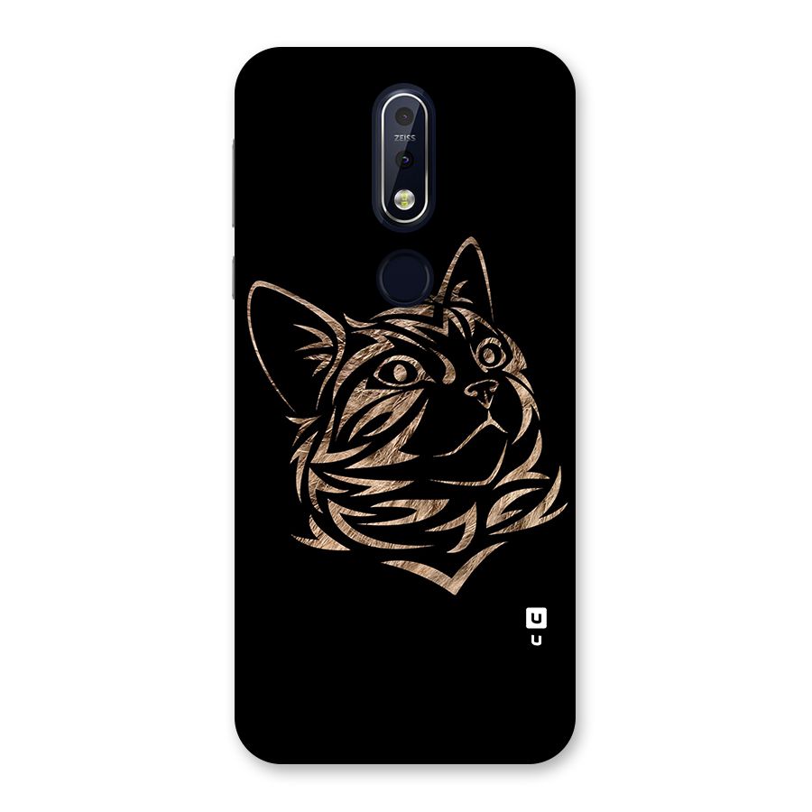Tribal Cat Back Case for Nokia 7.1