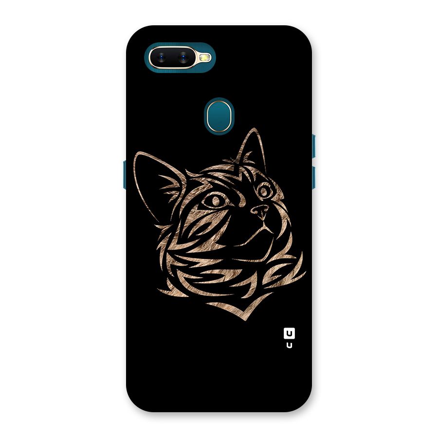 Tribal Cat Back Case for Oppo A12s