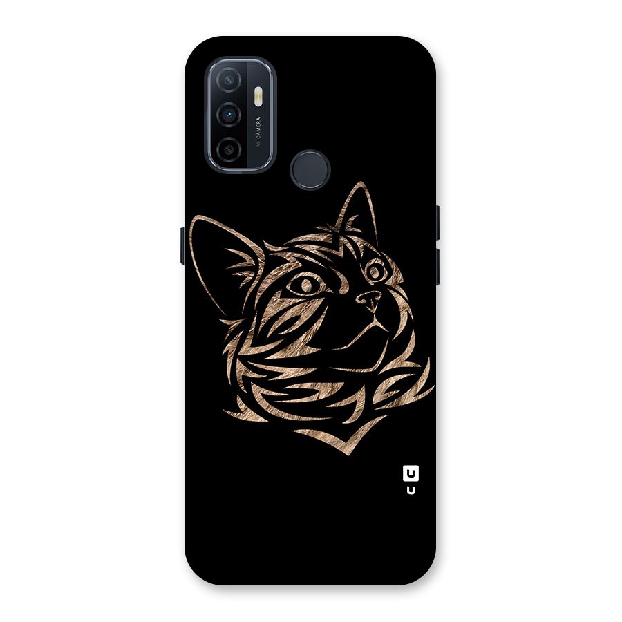 Tribal Cat Back Case for Oppo A32