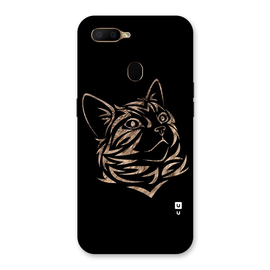 Tribal Cat Back Case for Oppo A5s