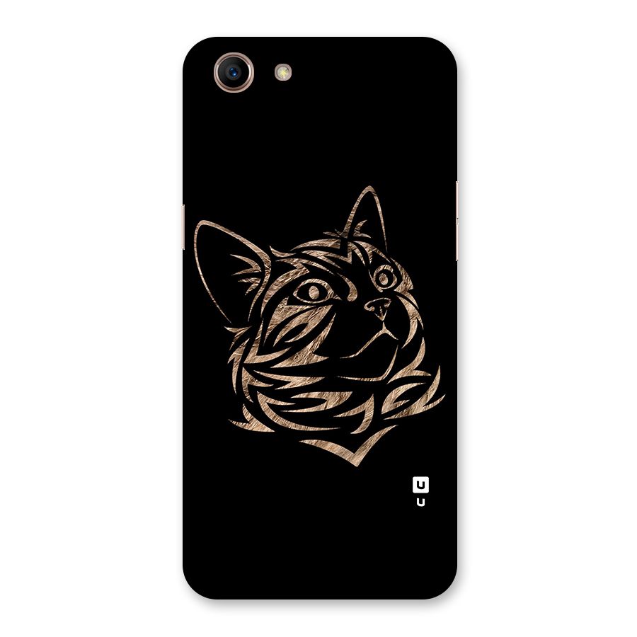 Tribal Cat Back Case for Oppo A83 (2018)