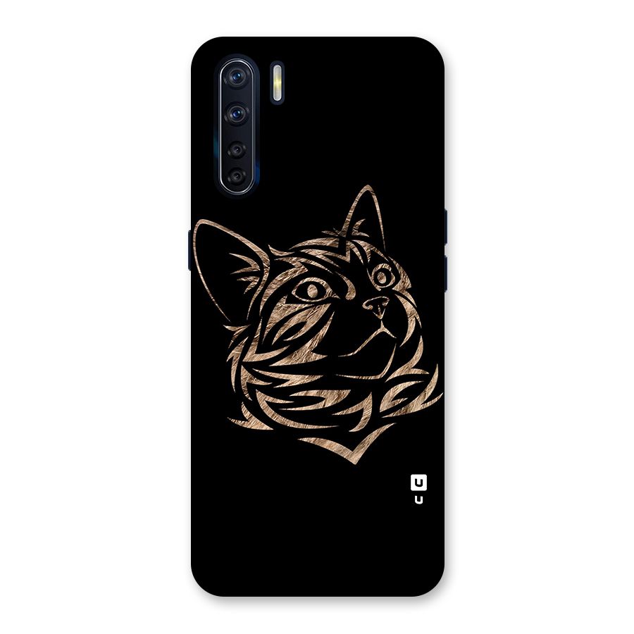 Tribal Cat Back Case for Oppo F15