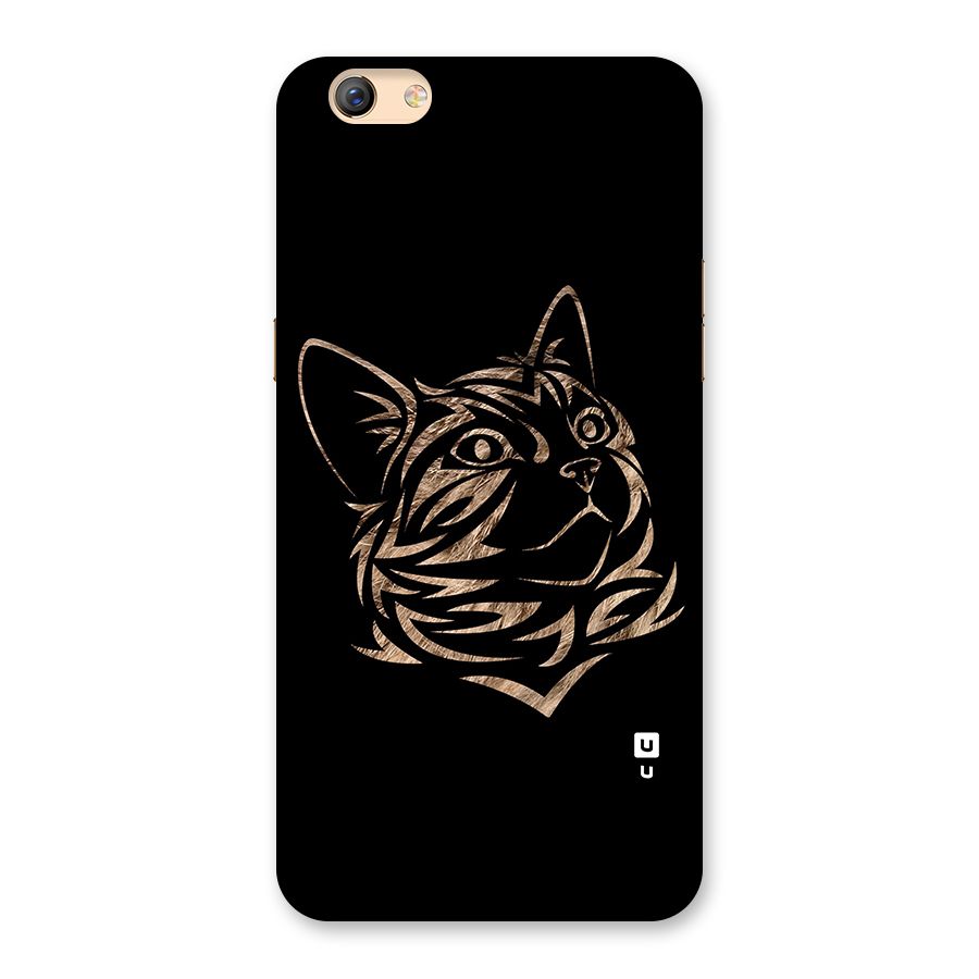 Tribal Cat Back Case for Oppo F3 Plus