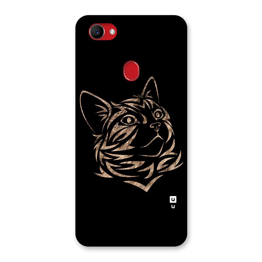 Tribal Cat Back Case for Oppo F7