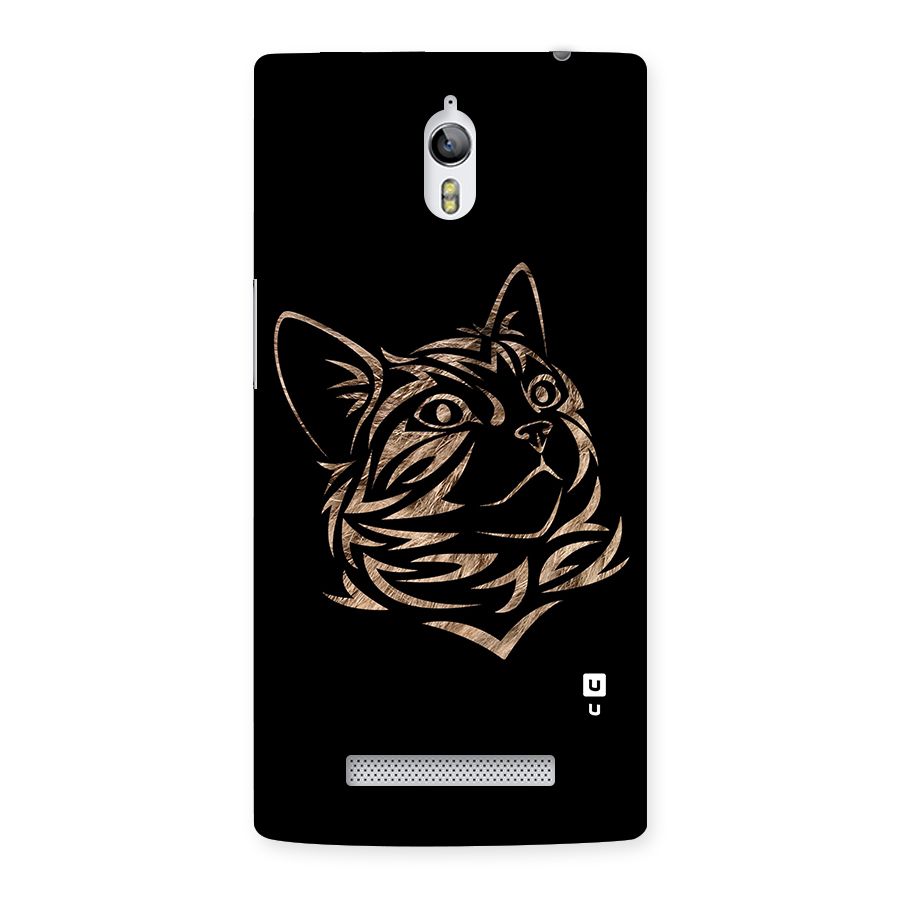 Tribal Cat Back Case for Oppo Find 7