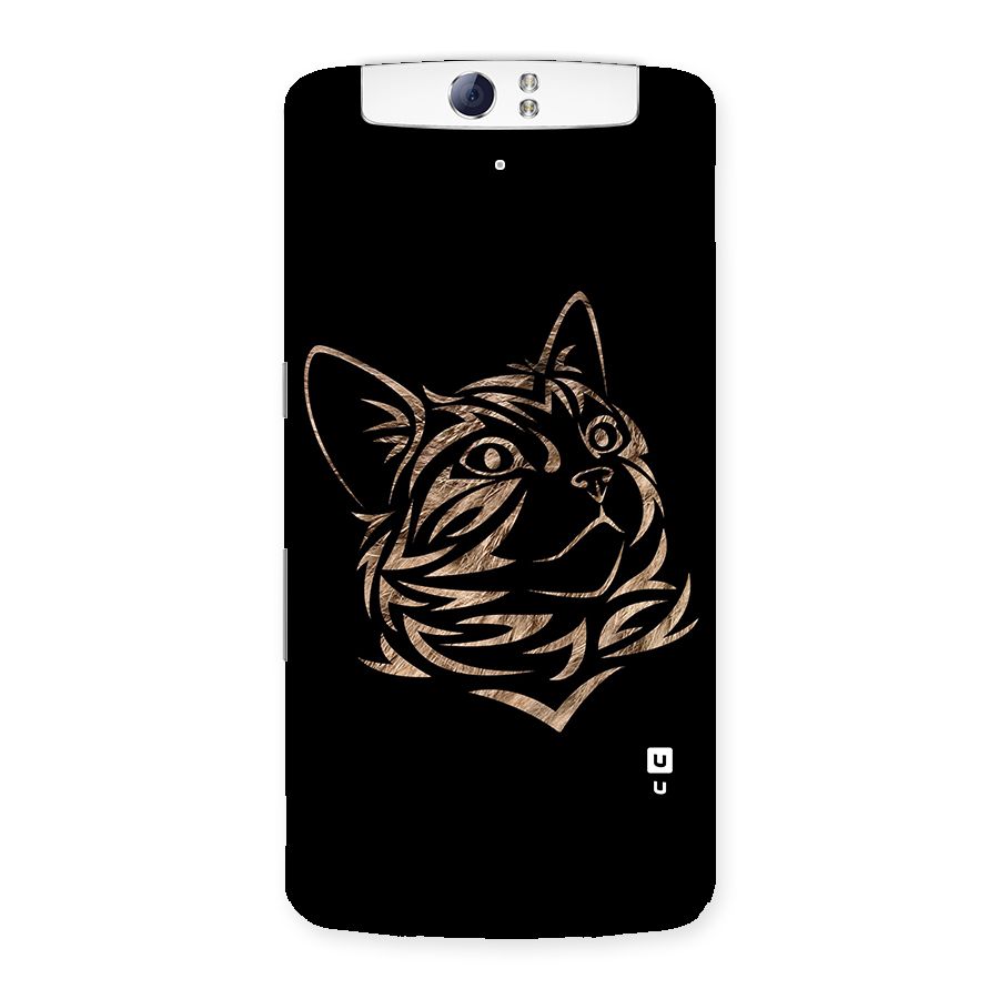 Tribal Cat Back Case for Oppo N1