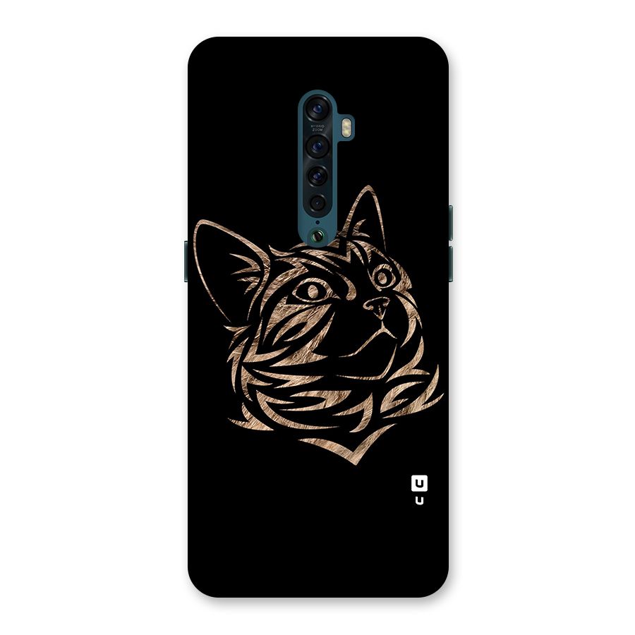 Tribal Cat Back Case for Oppo Reno2