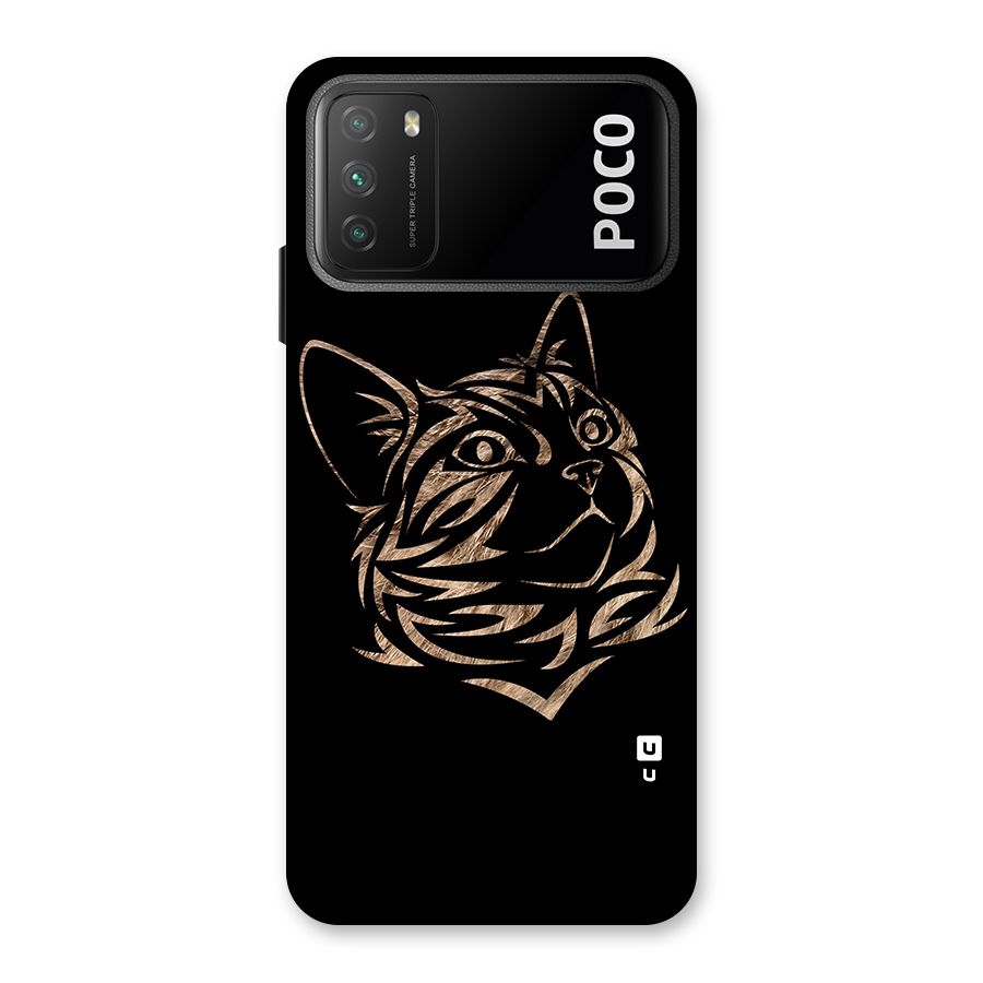Tribal Cat Back Case for Poco M3