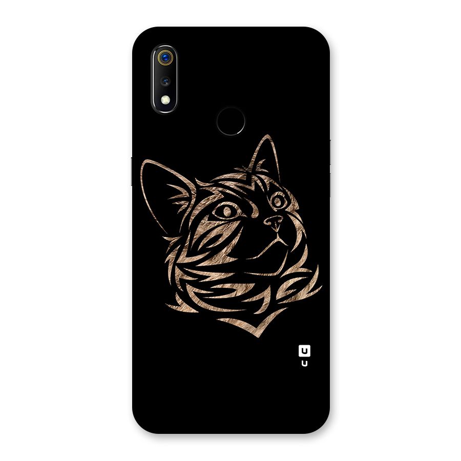 Tribal Cat Back Case for Realme 3