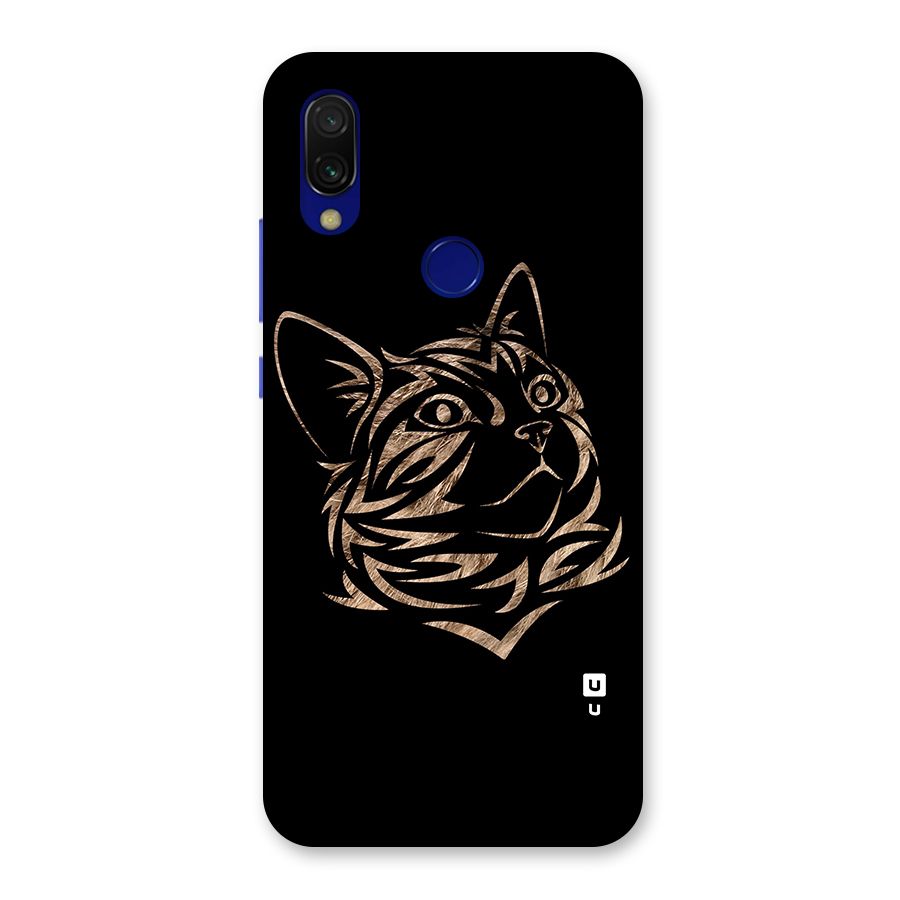 Tribal Cat Back Case for Redmi 7