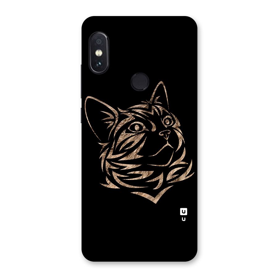 Tribal Cat Glass Back Case for Redmi Note 5 Pro