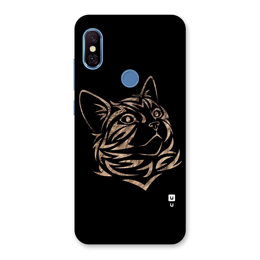 Tribal Cat Back Case for Redmi Note 6 Pro
