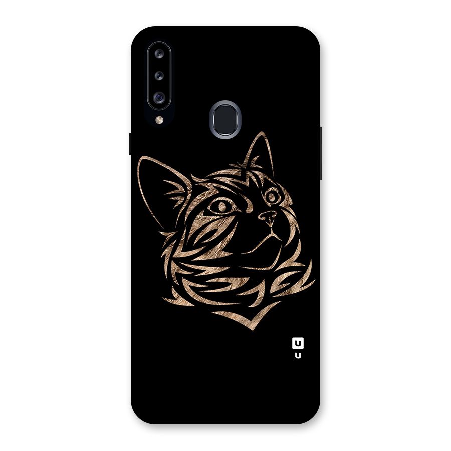 Tribal Cat Back Case for Samsung Galaxy A20s