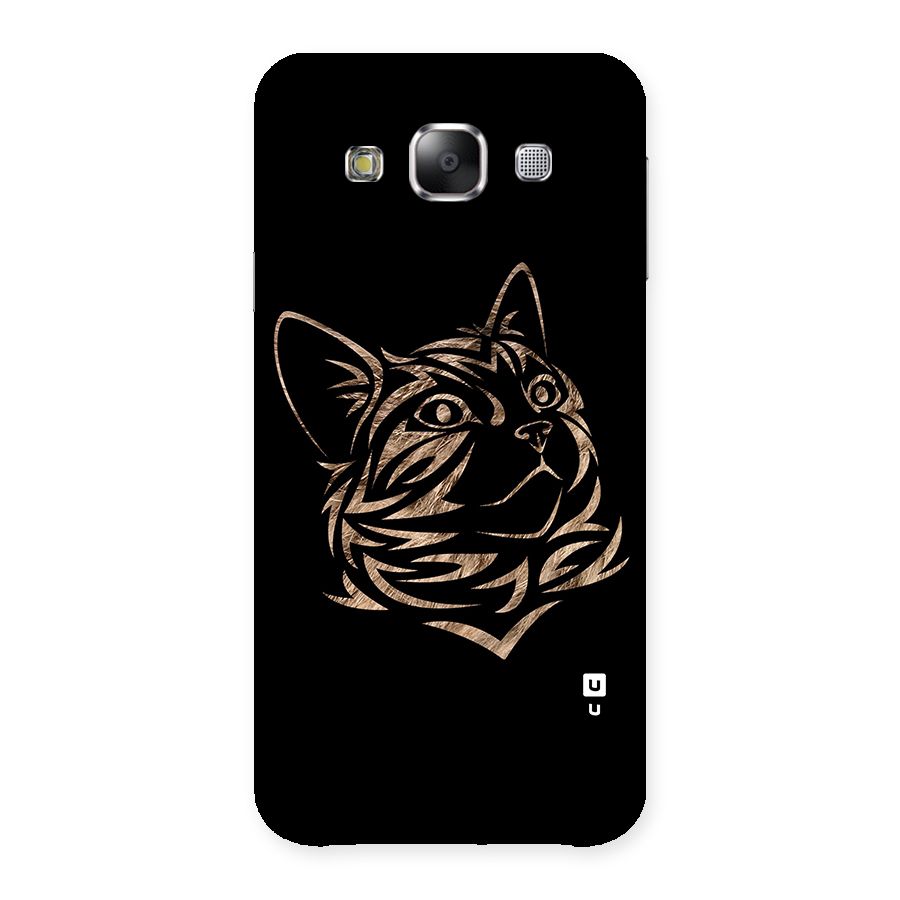 Tribal Cat Back Case for Samsung Galaxy E5