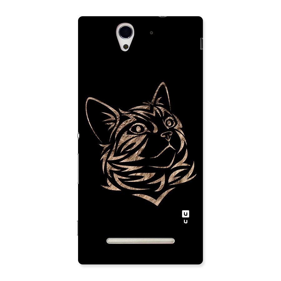Tribal Cat Back Case for Sony Xperia C3