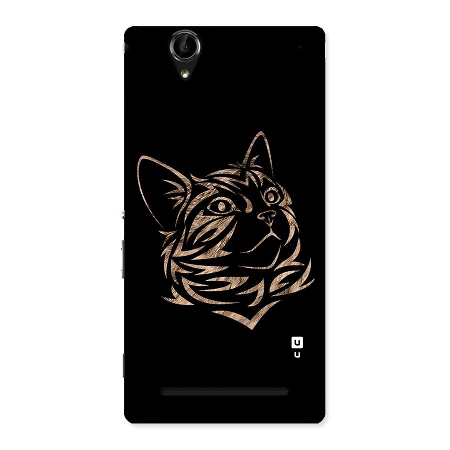 Tribal Cat Back Case for Sony Xperia T2