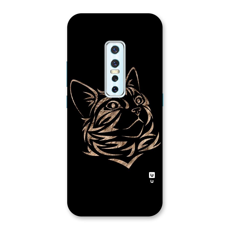 Tribal Cat Back Case for Vivo V17 Pro